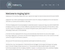 Tablet Screenshot of anglingspirit.com